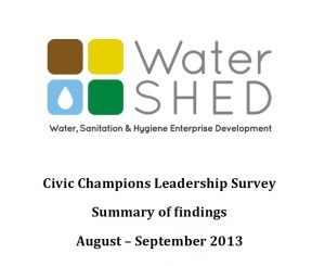 2013-11-06 Civic Champions Leadership Survey